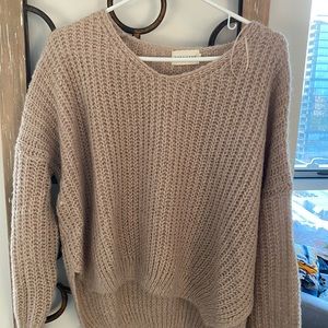 Tan sweater